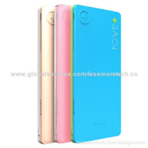 High Capacity 8,000mAh Power Bank, Private Design, Dual USB Charging, Polymer Lithium-ion Battery